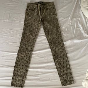 GENETIC black & gold printed pants